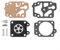 Zuverlässiges Vergaser-Membran-Reparaturset, geeignet für ALKO Motorsensen, inkl. Modelle BC410 & 4535 & 4125