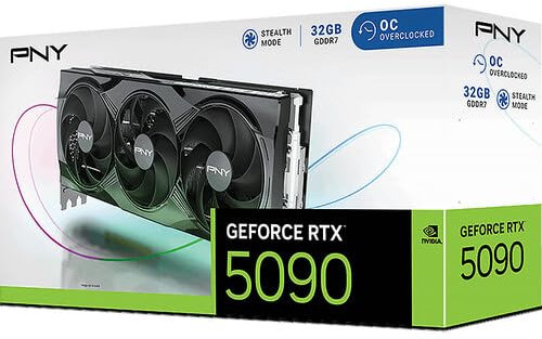 PNY GEFORCE RTX™ 5090 32GB Triple Fan Graphics Card DLSS4