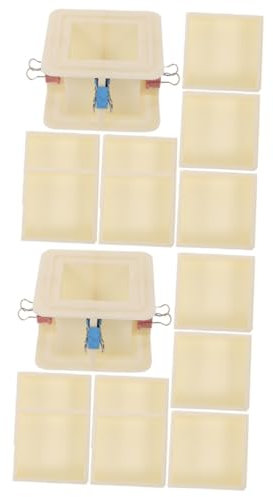 Angoily 2 Sätze Silikonform -Drehkombination für Bad Rahmenformen Formrahmen Formgehäuse Gehäuse aus Harzformen Gehäuse aus Silikonform handwerk DIY form gehäuse verstellbare Form Plastik