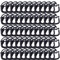 Lot de 50 clips en plastique pour filet d'ombrage de serre, clôture de jardin, filet, supports de plantes, clips de fixation pour serre de jardin, noir
