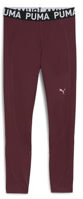 PUMA Damen STRONG Leggings S, Ruby Shimmer Red