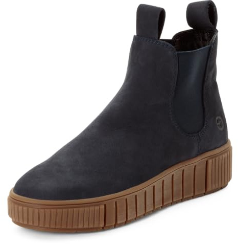 Tamaris Damen Chelsea Boots 1-25403-43 805 Marineblau Gr. 40