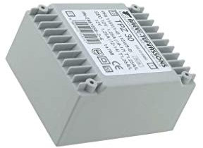 TPZ30/2X115/2X12V Trasformatore: di rete 30VA 115VAC 12V 12V 1,25A IP00 BREVE TU