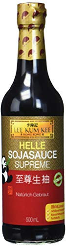 Lee Kum Kee Sojasauce hell (aus China, natürlich gebraut, ohne Geschmacksverstärker, würzig) 1 x 500 ml
