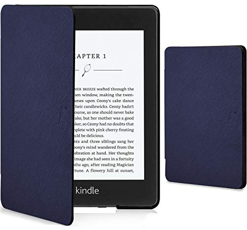 Forefront Cases Custodia per Amazon Kindle Paperwhite 6.8 (10a Generazione - 2018) - Protettiva Magnetica Custodia - Smart Auto Sveglia Sonno Funzione - Sottile, Leggero Cover - Blu Marino