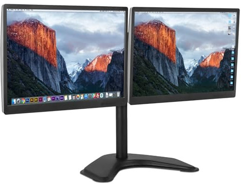 Mount-It! Supporto da scrivania per monitor LCD. Dual Monitor Dual Monitor-stand