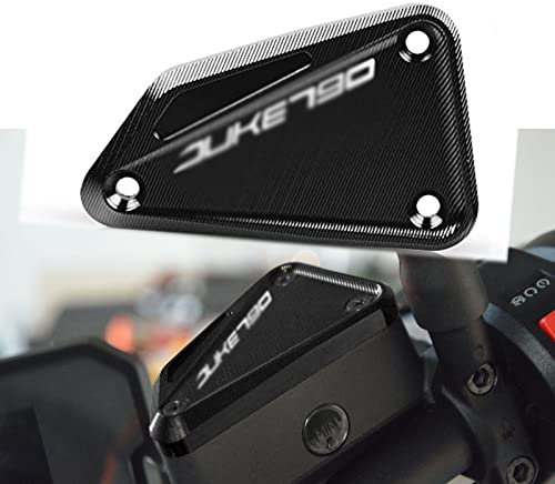 Duke 790 Motorrad Vorne Brems Flüssigkeit Sbehälter Deckel für Duke 790 2018 2019-Schwarz