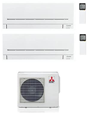 Climatizzatore dual split mod. MXZ-2F42VF + MSZ-AP25VGK + MSZ-AP35VGK 9.000 + 12000 btu classe A+++/A++