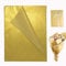 OTMVicor Goldfarbenes Seidenpapier, metallisches Geschenkpapier, 50 Blatt, 35,6 x 50,8 cm, für Hochzeit, Geburtstag, Jahrestag, Party, Valentinstagsdekoration