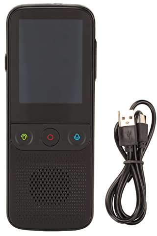 Sprachübersetzergerät, T10 PRO 137 Sprachen Sprachübersetzer Zwei-Wege-Echtzeit-Smart-Übersetzer für Reise-WLAN und Offline-Übersetzung(Schwarz)