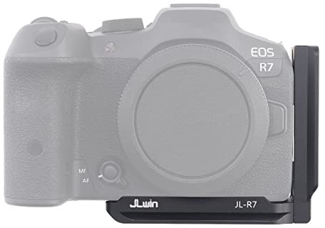 FOTGA Schnellwechselplatte L-Winkel Vertikale Quick Release Platte L-Bracket für Canon EOS R7 Kamera, Kompatibel mit DJI Ronin RS2/RSC2/RS3/RS3 Pro/RS3 Mini Gimbal Stabilisator Arca Swiss Stativ