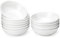 Leegg Small White Snack Bowls Set of 12 Porcelain Dip Bowls for Sauce Ingredients Nuts (White)