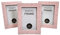 BUSDUGA Bilderrahmen pastellfarben in Holzoptik, 10x15cm Fotorahmen (3er Set rosa)