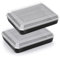 TeamFar 10.5'' x 8'' x 2'' Coated Lasagna Pan with Lid Set of 4