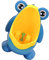 WOFASHPURET Tragbare Baby-toilette Für Jungen Froggy-töpfchentrainer Pp-material Wandhängendes Urinal Für Jungen Zufälliger Stil
