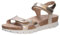 Panama Jack Femme Sulia Shine Sandales Plates, Oro B3, 42 EU
