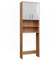 Vicco Mobiletto per lavatrice Irma, Bianco lucido/oro power oak, 64 x 190.5 cm