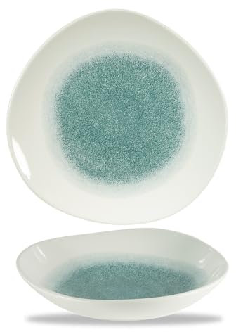 Churchill Studio Prints Raku Jade Green Teller Tief Organisch 26,4cm,