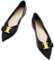 C.Paravano Damen Ballerinas Flache Schuhe für Damen Spitze Ballerina Elegante Bequem Ballerinas für Alltag, Büro & Freizeit (40.5,Schwarz)