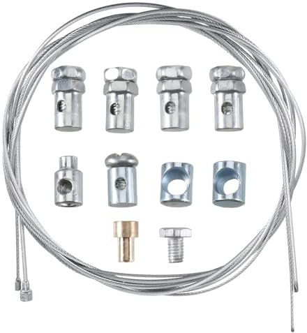 Universal Motorcycle Cable Emergency Brake Throttle Clutch Cable Repair Kit, Universal Cable Repair Kit, Throttle Cable, Motorcycle Throttle Clutch & Brake Cable Repair Kit