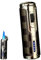 Briquet à Flamme au Butane, Allume-Cigare à Flamme réglable à Quatre Broches Coupe-Vent, Briquet au Chalumeau au Butane Gonflable en métal, Portable en Plein air, Cigarette à Cigare, Bougie, Cuisine,