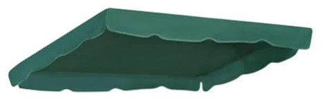 VINCINEY Toile pour Tonnelle Auvent pivotant Multicolore de Remplacement, Couverture supérieure imperméable for Jardin extérieur, Patio, Porche, Cour, Tissu Oxford 210D, 164x114x15cm(Green)
