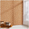 HAOKHOME Peel and Stick Wallpaper Boho Modern Dots Wall Paper Removable for Bathroom Caramel/White Contact Paper 3m x 44.5cm