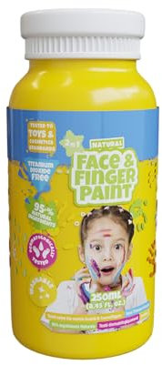 Natural Face & Finger Paint - 250 ml - Gelb