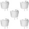 SCOOYUCK 5 Pièces Interrupteur à Bascule Rond, SPST 23mm 2 Broches ON-OFF, 12V 24V 125V 250V Interrupteur a bascule, Pour Voiture Bateau Appareils Ménagers