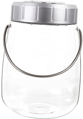 KOMBIUDA Glas Mit Münzzahlanzeige Transparentes Sparschwein Praktisches Glas Zum Zählen Von Münzen