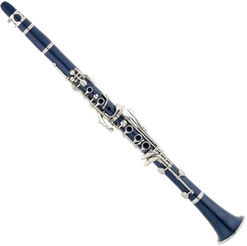 Professionelle Klarinette Professionelles Musikinstrument Klarinette Auf Leistungsniveau, Blaue Profi-Klarinette