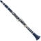Professionelle Klarinette Professionelles Musikinstrument Klarinette Auf Leistungsniveau, Blaue Profi-Klarinette