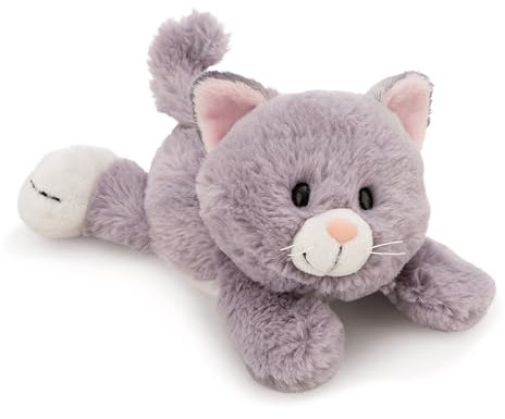 NICI Kuscheltier Katze 20cm - grau - Weiches Plüschtier – niedliches Stofftier zum Kuscheln & Spielen – tolle Geschenkidee für Kinder & Erwachsene - 62143