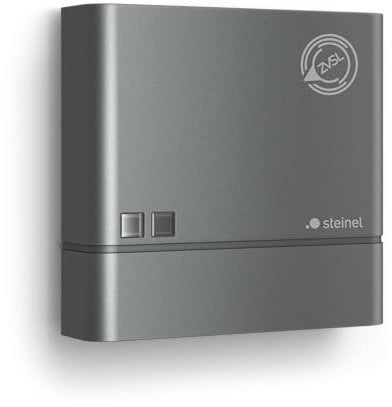 Steinel Dämmerungssensor Magic Box LC PWM 0-10V Anthrazit, Smarter Dämmerungsschalter für präzise Lichtsteuerung von Werbetafeln, App Steuerung, IP54