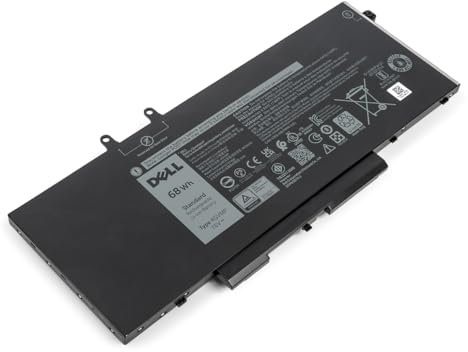 Dell 4GVMP Laptop Battery (7.6V/68Wh/4-Cell) for Inspiron 7790 2-in-1/7591 2-in-1/7791 2-in-1, Latitude 5400/5401 / 5410/5411 / 5500/5501 / 5510/5511, Precision 3540/3541 / 3550/3551