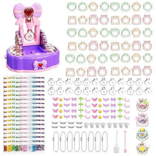 Generisch Bastelset Für Anhänger - Handgefertigtes Schmuck Bastelset,Schlüsselanhänger Kreativset Für Kinder Ab 4 Jahren Mit Quicksand Zubehör