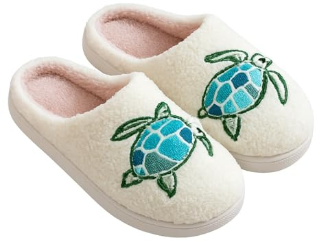 corimori Hausschuhe mit netten Motiven 12 Schildkröte,EU 36-37 (Etikett CN 38-39)