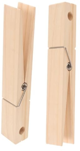 ABOOFAN 2 Pièces Porte Serviettes Pince à Linge Surdimensionnée pour Serviettes et Vêtements Support Robuste et Décoratif pour Salle de Bain Buanderie et Extérieur