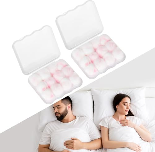 ABOHU 12 Pares Tapones para los Oídos de Cera, Reducción de Ruido Tapones para los Oídos de Cera moldeables, Cómodos y Reutilizables Especiales para Natación, Agua o Ruidos Fuertes,dormir,estudiar