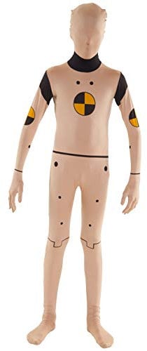 Morphsuits Crashtest Schnuller Kinder, Crashtest Schnuller Kostüm, Crash Dummy Kostüm Kinder, Lustiges Kostüm Kinder Halloween, Klein