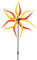 HQ Design Windspiration - Windmill, UV-beständige und wetterfeste Windspiel Deko für Garten, Terrasse und Balkon, Windrad inkl. Standstab (Sunbeam)