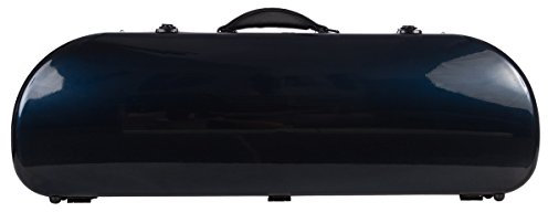 Geigenkoffer Glasfaser Street 4/4 marineblau M-Case + Notentasche