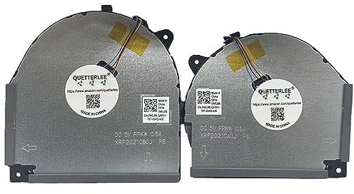 QUETTERLEE CPU Cooler for Lenovo Legion Y530/Y7000 Series, 5V 0.5A, 2.5W, 20dB Noise, 3-Pin, Compatible with Laptop