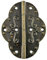 4pcs Antique de Hinges Cabinet Porte Décoration tiroirs Vintage charnière pour Le matériel Boîte en Bois Meubles
