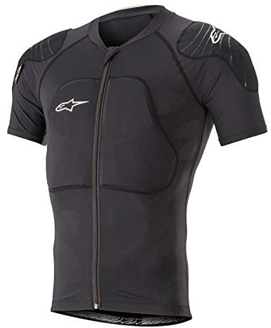 Alpinestars Unisex's Paragon Lite Short Sleeve Protection Jacket, Black, L, AP165662010L