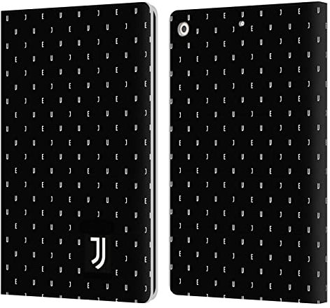 Head Case Designs Licenza Ufficiale Juventus Football Club Nero Logo Pattern Lifestyle 2 Custodia Portafoglio in Pelle Compatibile con Apple iPad 10.2 2019/2020/2021