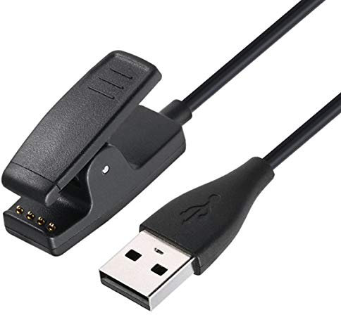 Queen.Y Cable de carga de repuesto de 1 m para Garmin Forerunner 35/735XT/235/230/630/Approach S20