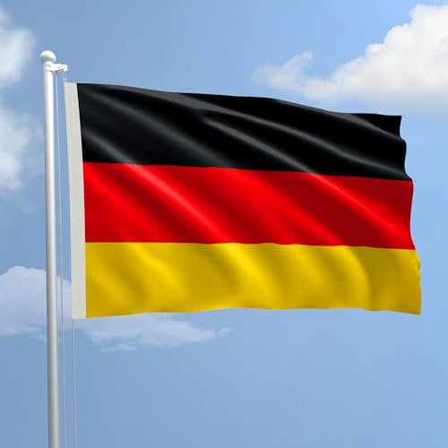 AL PRODUCTION Flagge aus nautischem Stoff Größe 70 x 100 Deutschland