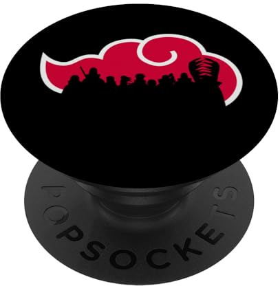 Naruto Shippuden Akatsuki Silhouette Anime PopSockets PopGrip Adesivo