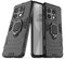 Compatibile con OnePlus 10 Pro Cover, Custodia Armor Anello Cavalletto (Funziona con il Supporto Magnetico per Auto) Case Paraurti (Nero)